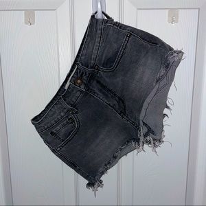 High Waisted Denim Shorts
